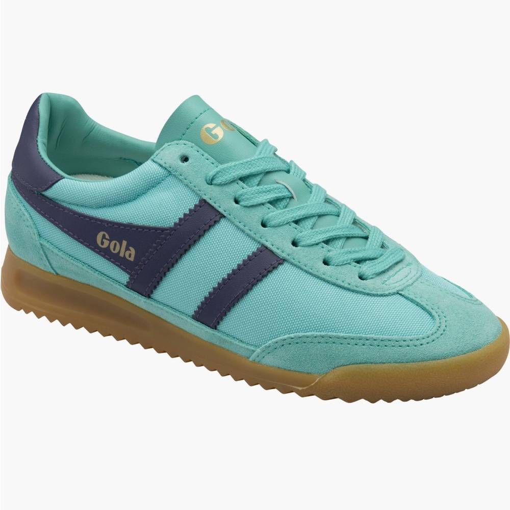 Gola Tornado Sneaker In Sea Mist/Plum